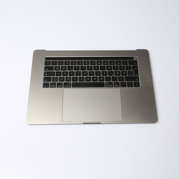 Komplettes TopCase mit Akku für MacBook Pro 15 Zoll Retina A1707 in Spacegrau Grade B Front