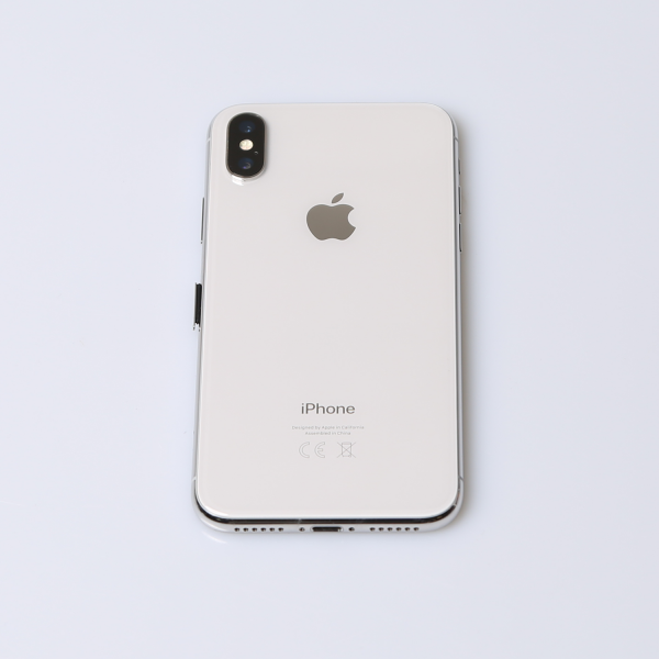 Komplettes Gehäuse für iPhone X A1901 in Silber Grade B Front