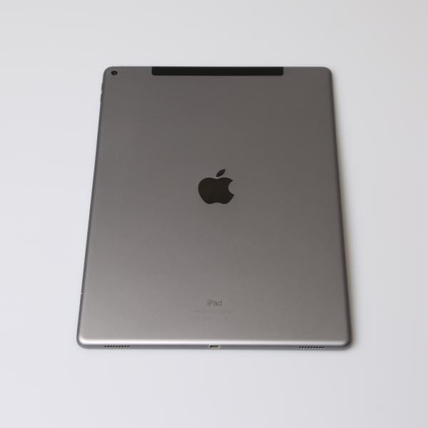 Komplettes Gehäuse für iPad Pro 12,9 Zoll A1652 WiFi + Cellular in Spacegrau Grade A Front
