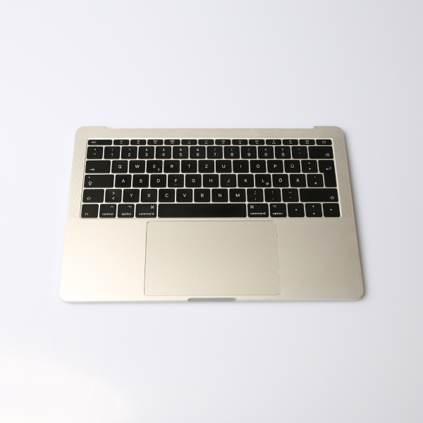 Komplettes TopCase mit Akku für MacBook Pro 13 Zoll Retina A1708 in Silber Grade A front