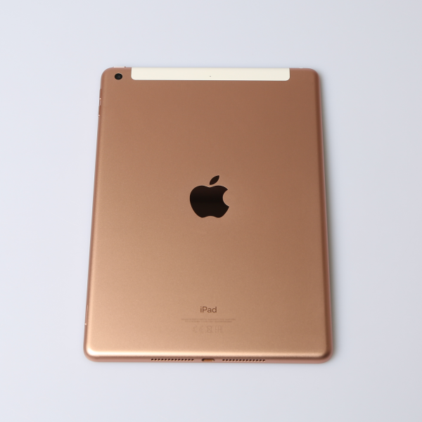 Komplettes Gehäuse für iPad 6 A1954 WiFi + Cellular in Gold Grade B Front