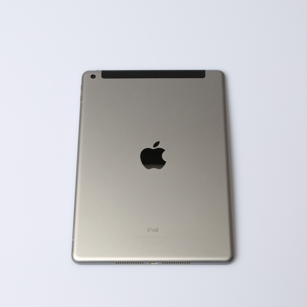 Komplettes Gehäuse für iPad 6 A1954 WiFi + Cellular in Spacegrau Grade A Front