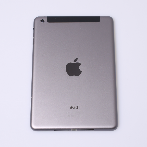 Komplettes Gehäuse für iPad Mini 2 A1490 WiFi + Cellular in Spacegrau Grade A Front