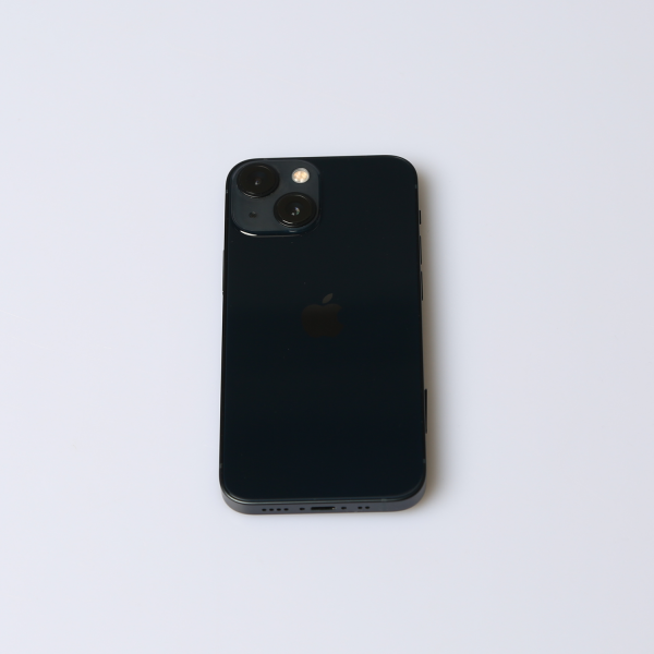 Komplettes Gehäuse für iPhone 13 Mini A2628 in Schwarz (Mitternacht) Grade B Front