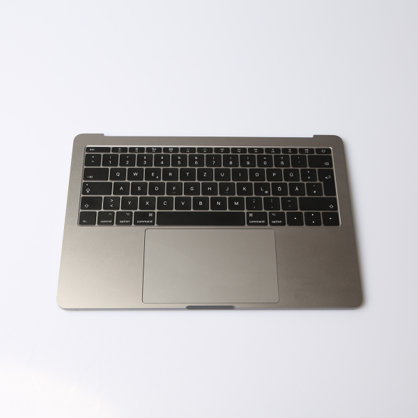 Komplettes TopCase mit Akku für MacBook Pro 13 Zoll Retina A1708 in Spacegrau Grade A Front