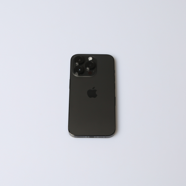 Komplettes Gehäuse für iPhone 14 Pro A2890 in Space Schwarz Grade A Front